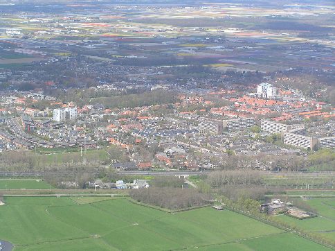 Sassenheim vanuit de lucht